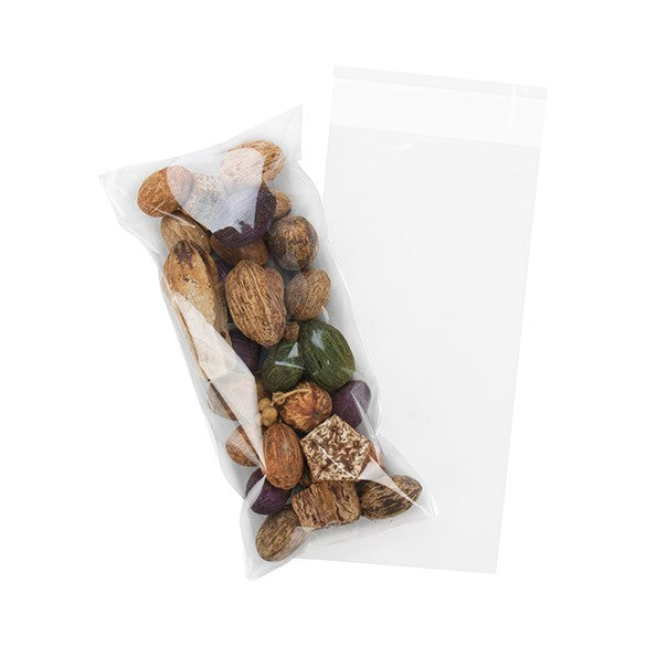 Eco-friendly Bioplastic Clear Bags 110x241 mm - 100 pcs