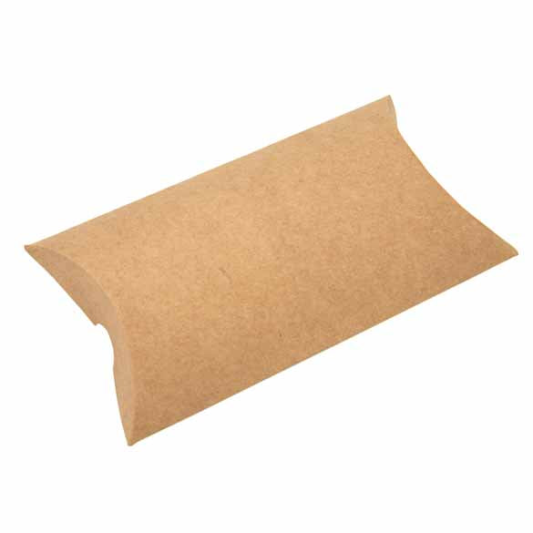 Kraft Paper pillow boxes 76x25x127mm - 25 pcs
