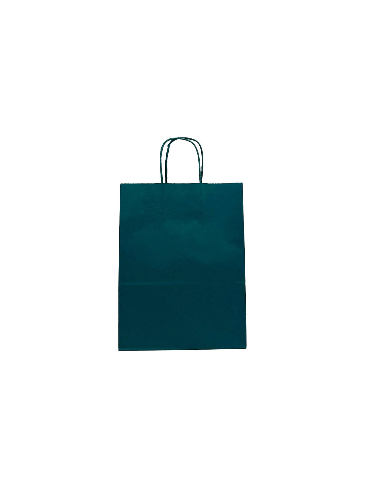 Paper Carry Bags Dk Green 220+100x310mm - 50 pcs