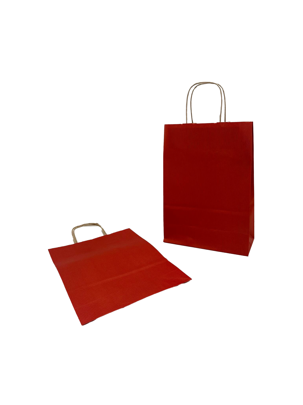 Paper Carry Bags Dk Red 220+100x310mm - 50 pcs