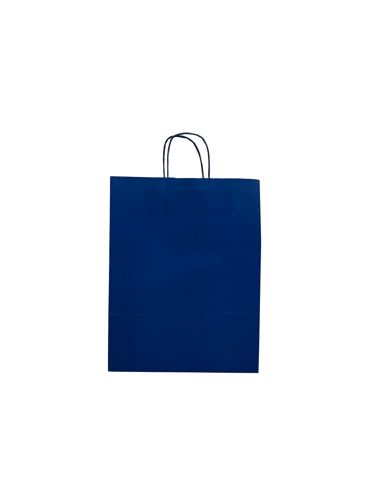Paper Carry Bags Dk Blue 320+120x410mm - 50 pcs