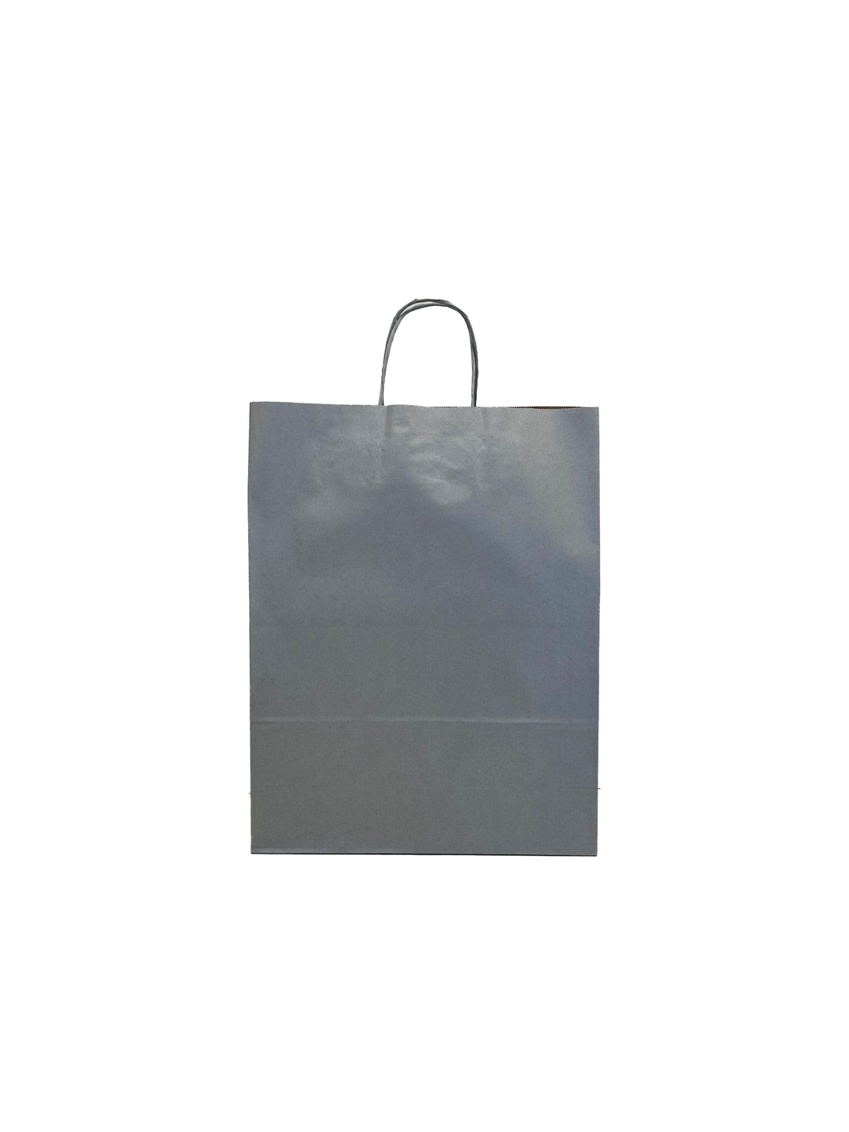 Paper Carry Bags Silver 320+120x410mm - 50 pcs