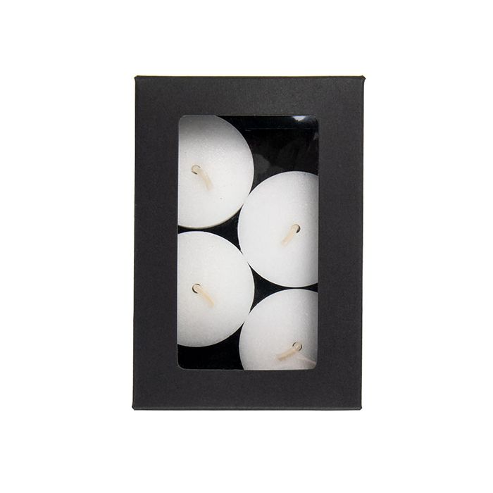 Black Gift Boxes Window Box w/ attached window 70x21x103 mm - 25 pieces