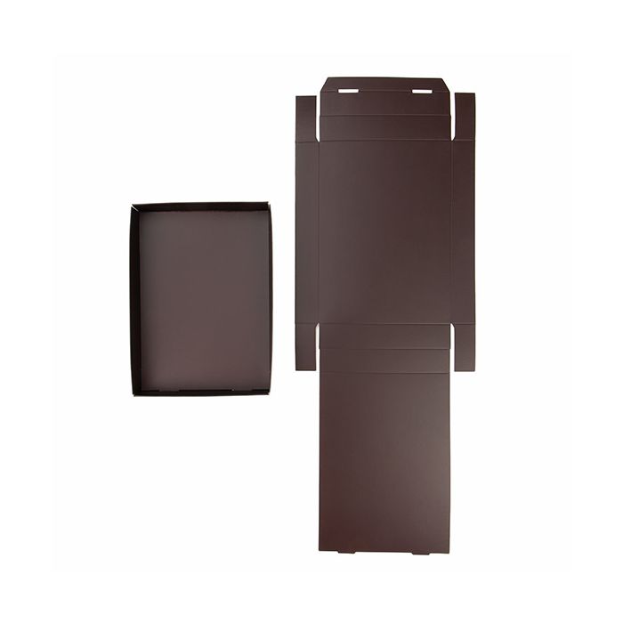 Kraft Bottom Chocolate Brown 137x25x191 mm -25 pieces