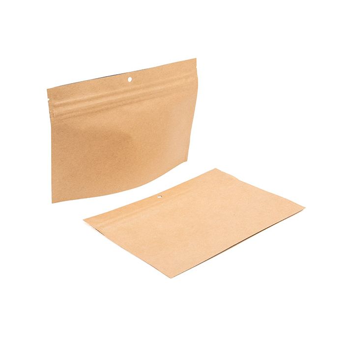 Kraft Bags Child Resistant 229x62x152mm - 100 pcs