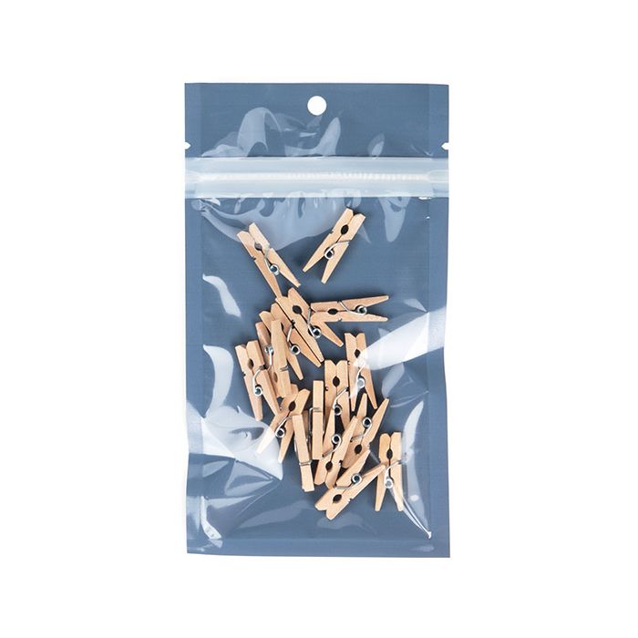 Eco-Friendly Grip Seal Bags Black 76 x114 mm - 100 pieces