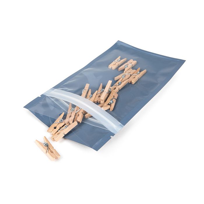 Eco-Friendly Grip Seal Bags Black 76 x114 mm - 100 pieces