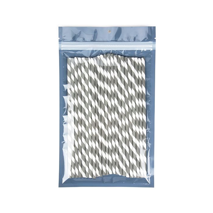 Eco-Friendly Grip Seal Bags Black 152 x235 mm - 100 pieces