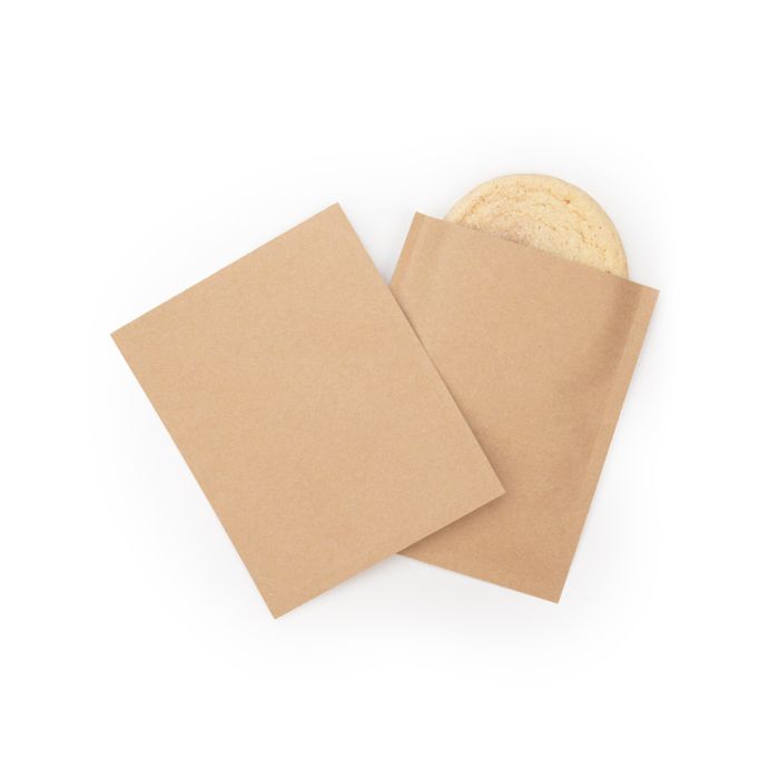 Single Use Child Resistant Bags Kraft 102x127mm -100 pcs