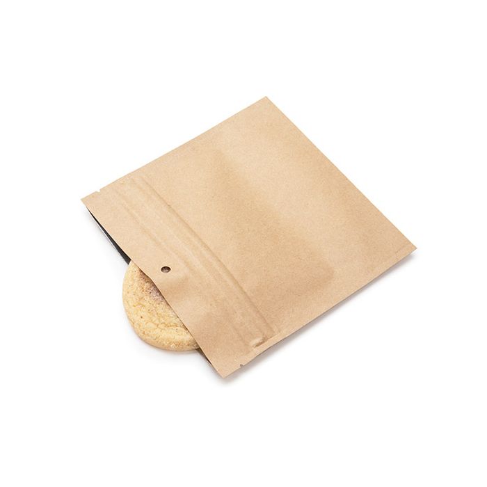 Child Resistant Pouch Bags Kraft 152x64x152mm -100 pcs