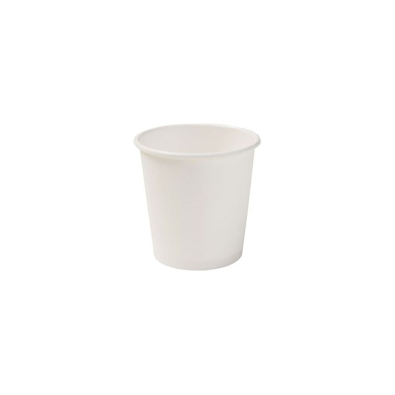 Cup cardboard 100 ml Ø 62 mm White