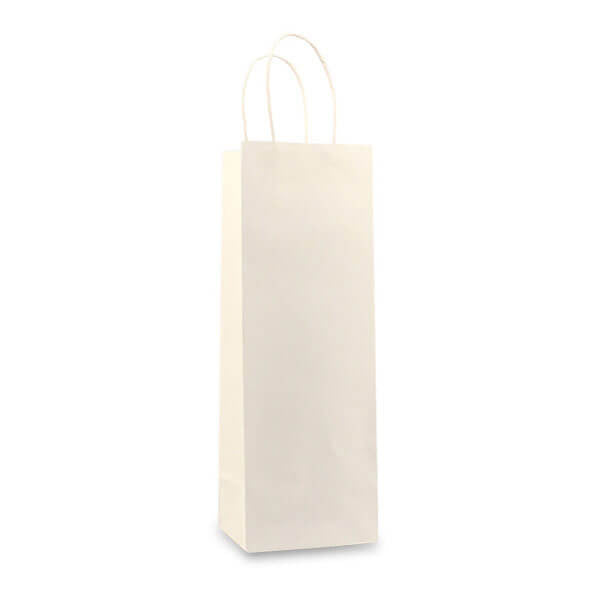 Wine bags 12+10x35cm White
