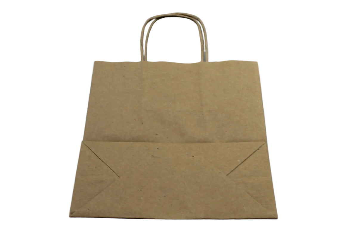 Paper Carry Bags Brown 180+80x220mm - 50 pcs