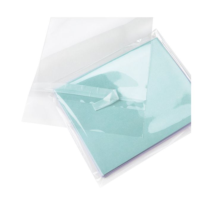 Eco Clear Envelopes 130x171 mm Protective Closure - 100 pcs
