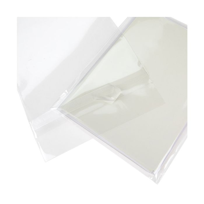 Eco Clear Envelopes 151x197 mm Protective Closure - 100 pcs