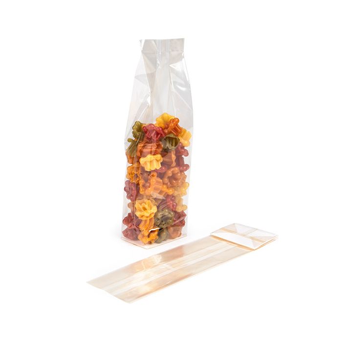 Block Bottom Bags Home Compostable w/ Paper Insert 70x51x254 mm - 100 pcs