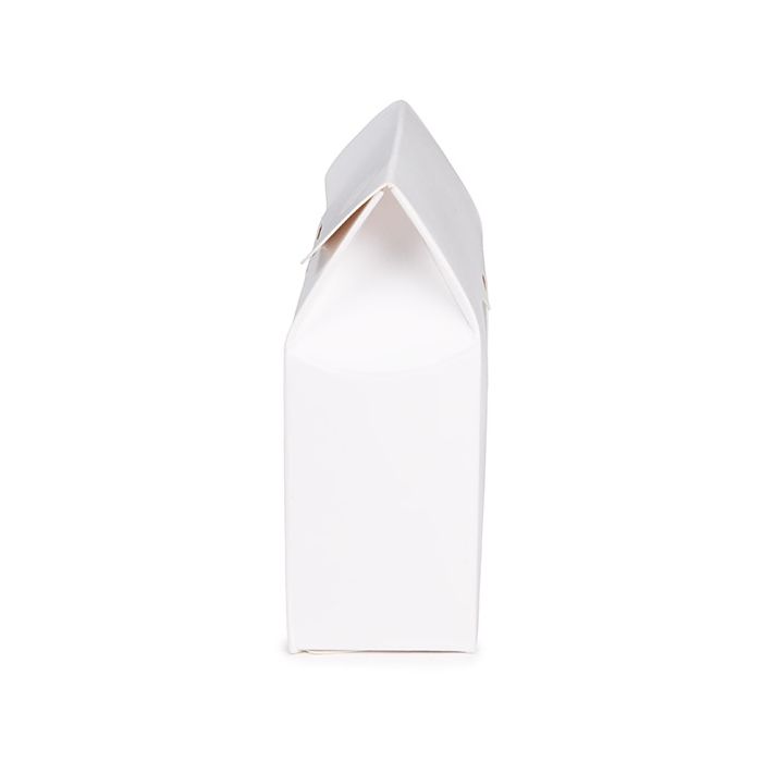 Kraft Gift Boxes White with Heart Window 89x38x102 mm - 25 pcs