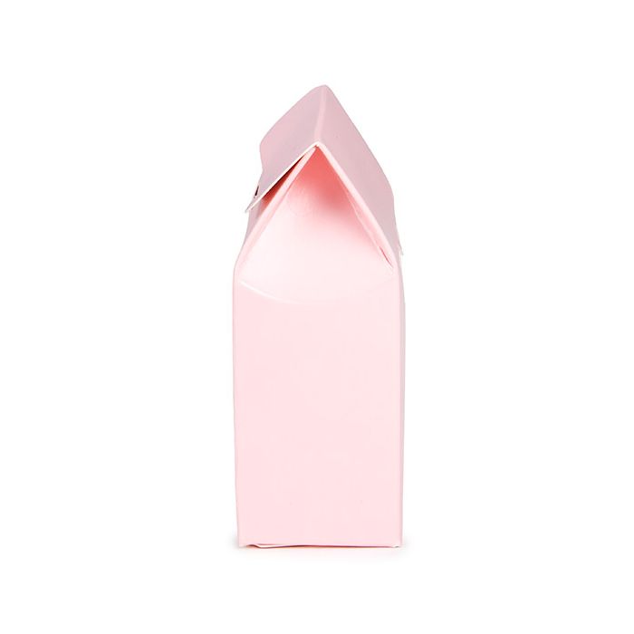 Kraft Gift Boxes Pink with Heart Window 89x38x102 mm - 25 pcs