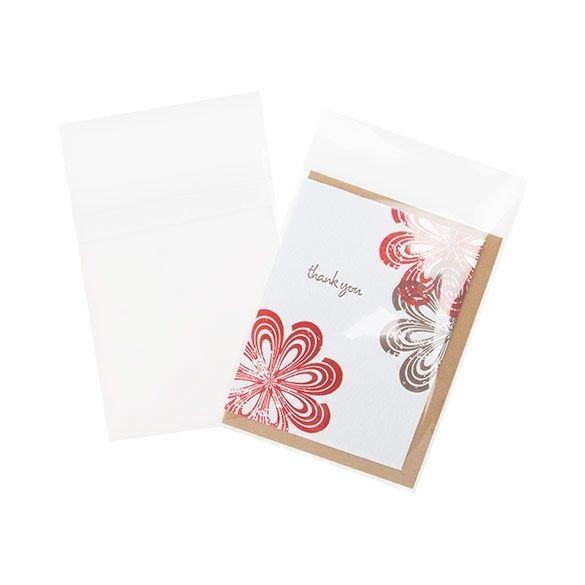 Eco-Friendly Bioplastic Clear Bags 117x146mm - 100 pcs