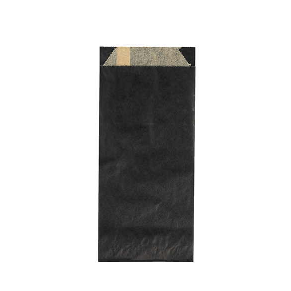 Black Grease Resistant Bags 8,9x2,9x19,7cm - 100 pcs