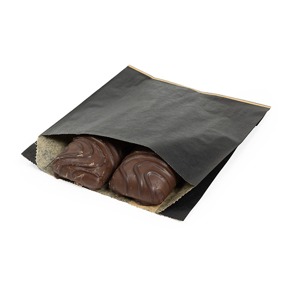 Black Grease Resistant Bags 10,2x2,9x11,4cm - 100 pcs