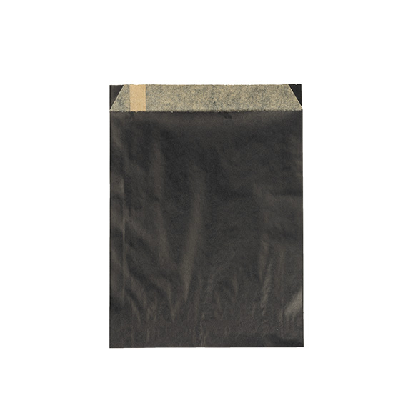 Black Grease Resistant Bags 14x2,9x19,1cm - 100 pcs