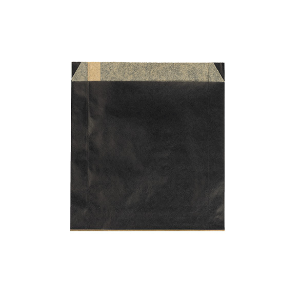 Black Grease Resistant Bags 15,2x2,9x16,5cm - 100 pcs