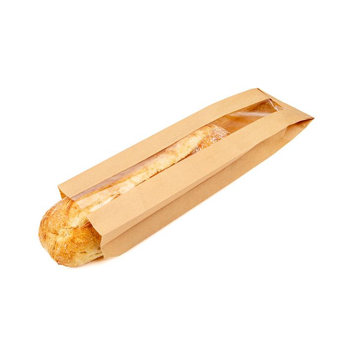 Kraft Bags 89x51x356 mm With Side Gussed