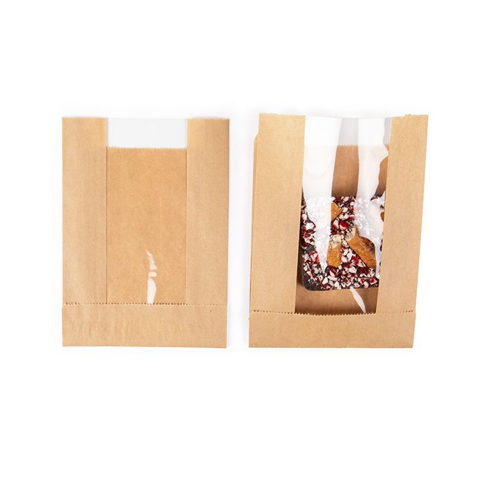 Kraft Bags 110x29x152 mm With Side Gussed - 100 pieces