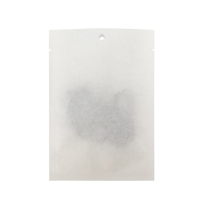 Kraft Bags White Eco-fiendly 102x152 mm Sealable - 100 pieces