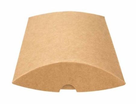 Kraft Paper pillow boxes 102x29x152mm - 25 pcs