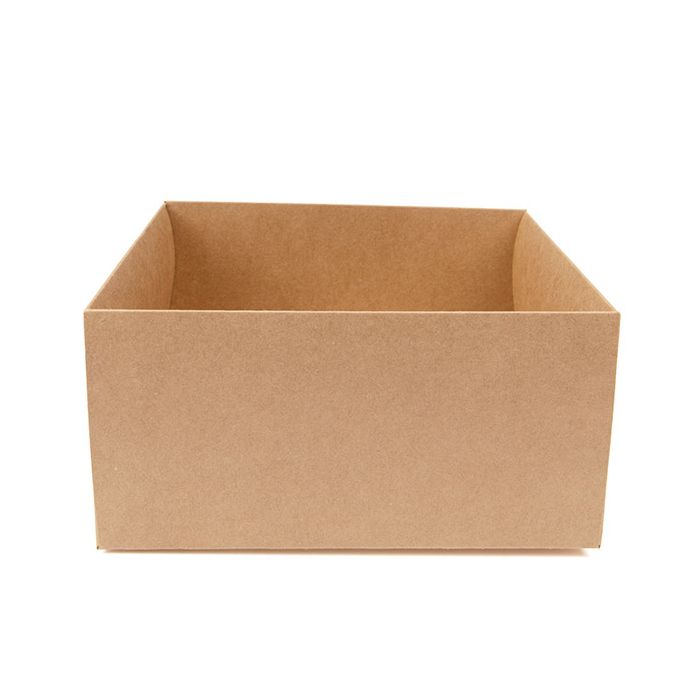 Gift boxes bottom kraft 152x76x152 mm - 25 pieces