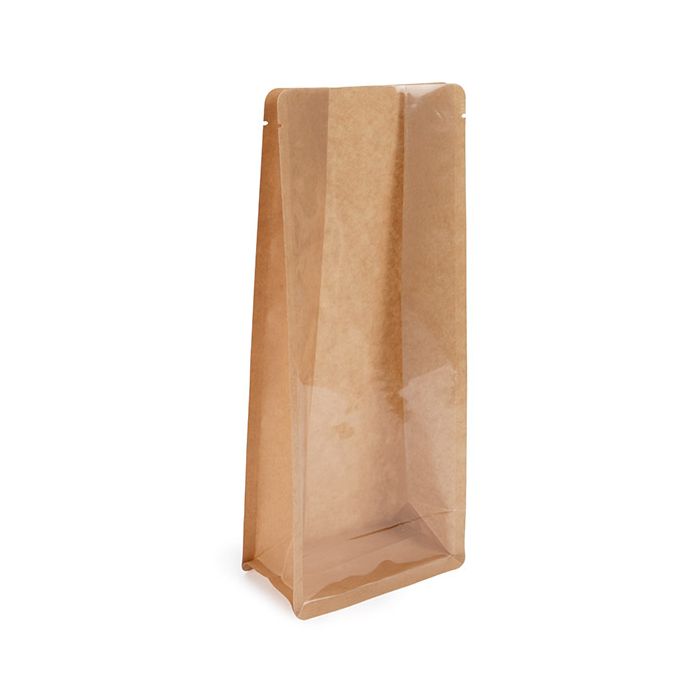 Block Bottom Bags Kraft 127 x76 x305 mm - 100 pieces