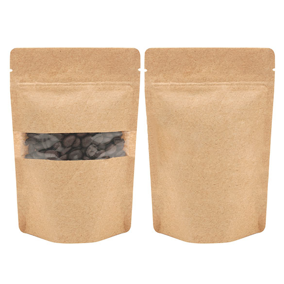 Stand Up Pouches Kraft 100x60x150mm | 57 grams - 100 pieces