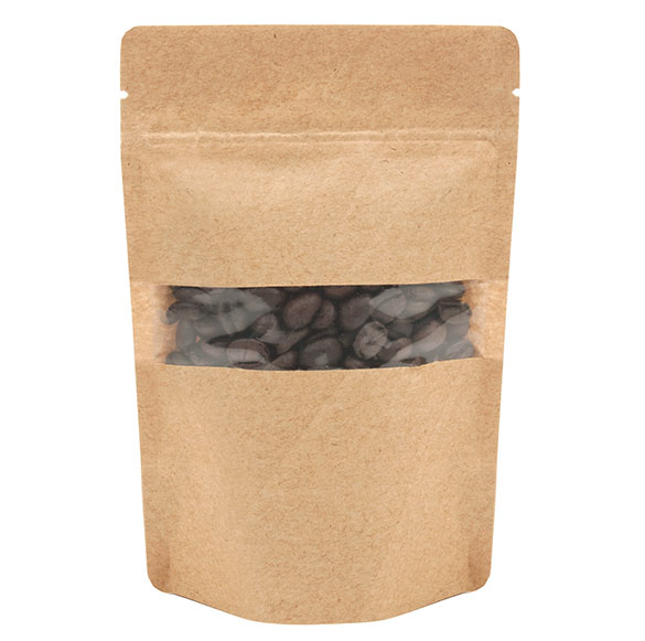 Stand Up Pouches Kraft 100x60x150mm | 57 grams - 100 pieces