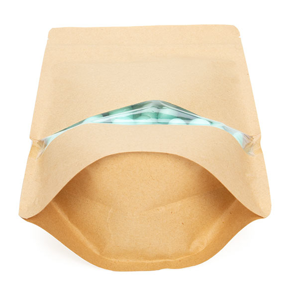 Stand Up Pouches Kraft 170x90x285mm | 340 grams - 100 pieces