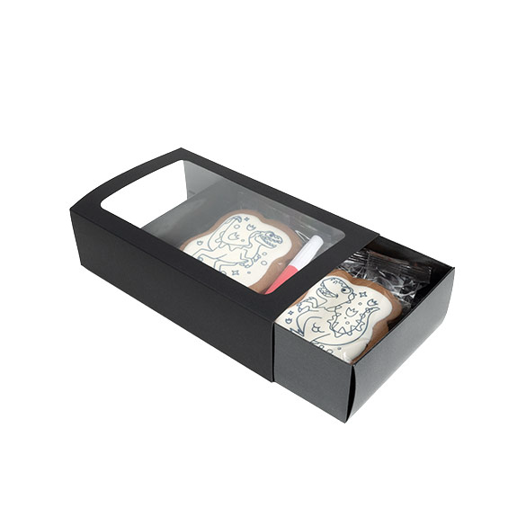 Black Two Piece Paper Boxes 21x12,7x5,7cm - 25 pcs