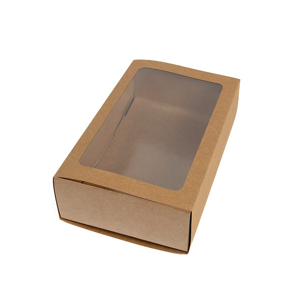 Kraft Two Piece Paper Boxes 21x12,7x5,7cm - 25 pcs