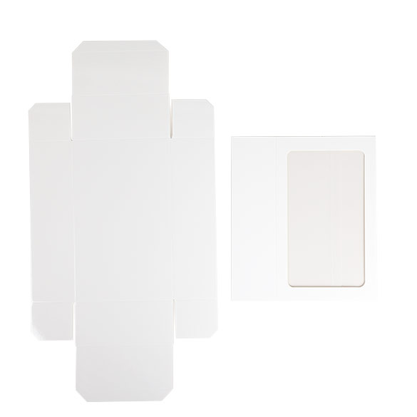 White Two Piece Paper Boxes 21x12,7x5,7cm - 25 pcs
