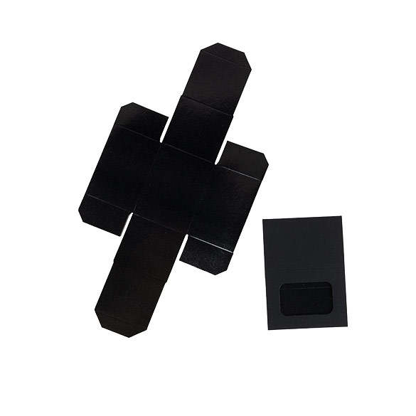 Black Two Piece Paper Boxes 9,5x6,4x5,7cm - 25 pcs