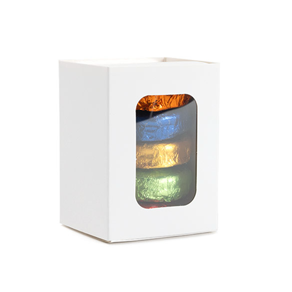 White Two Piece Paper Boxes 9,5x6,4x5,7cm - 25 pcs