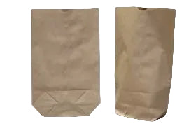Eco Paper Bags with Cross Bottom 0.5 kg, 140x220mm