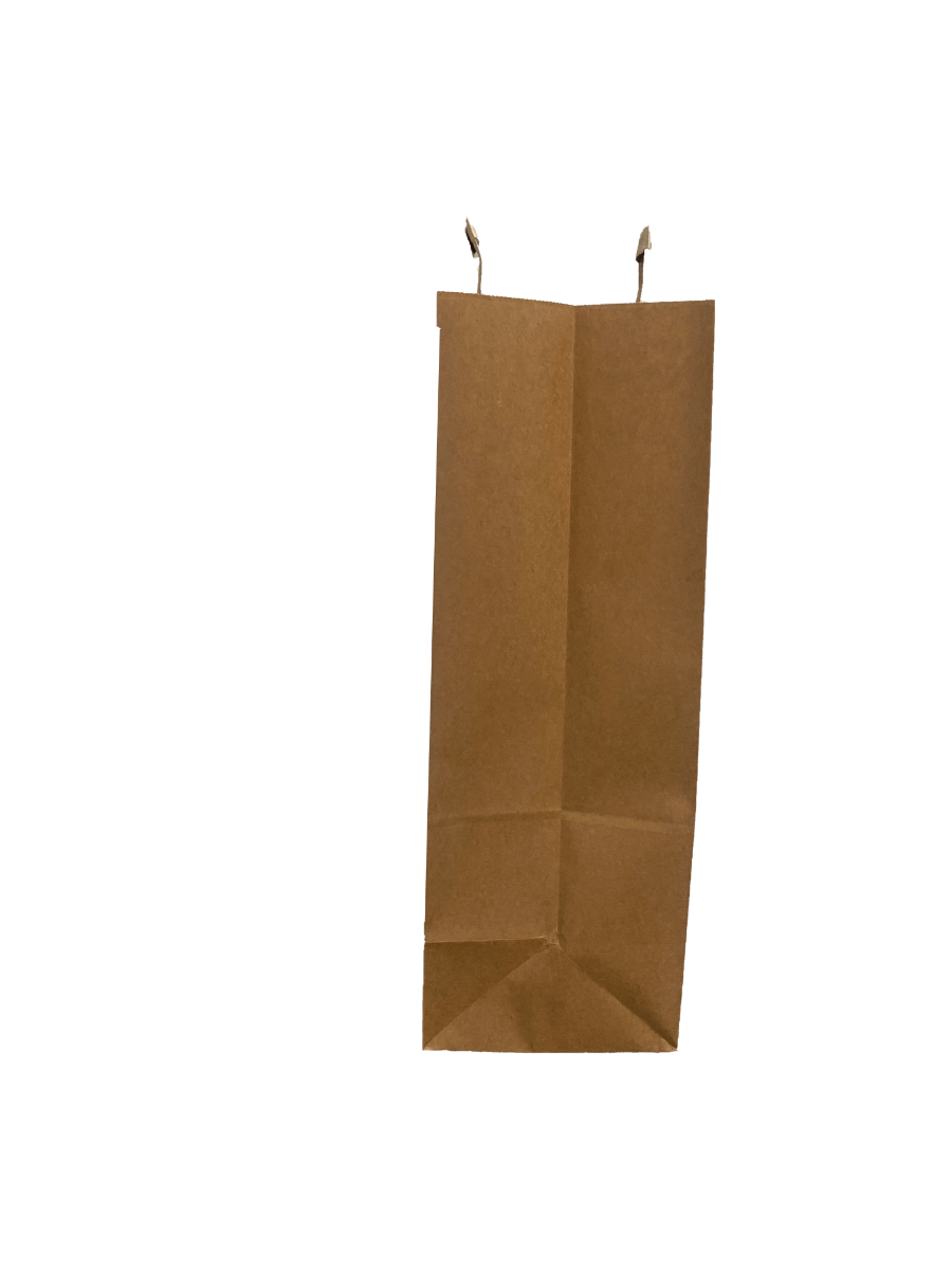 Eco Paper Shopping Bags Brown 450+170x480mm - 50 pcs