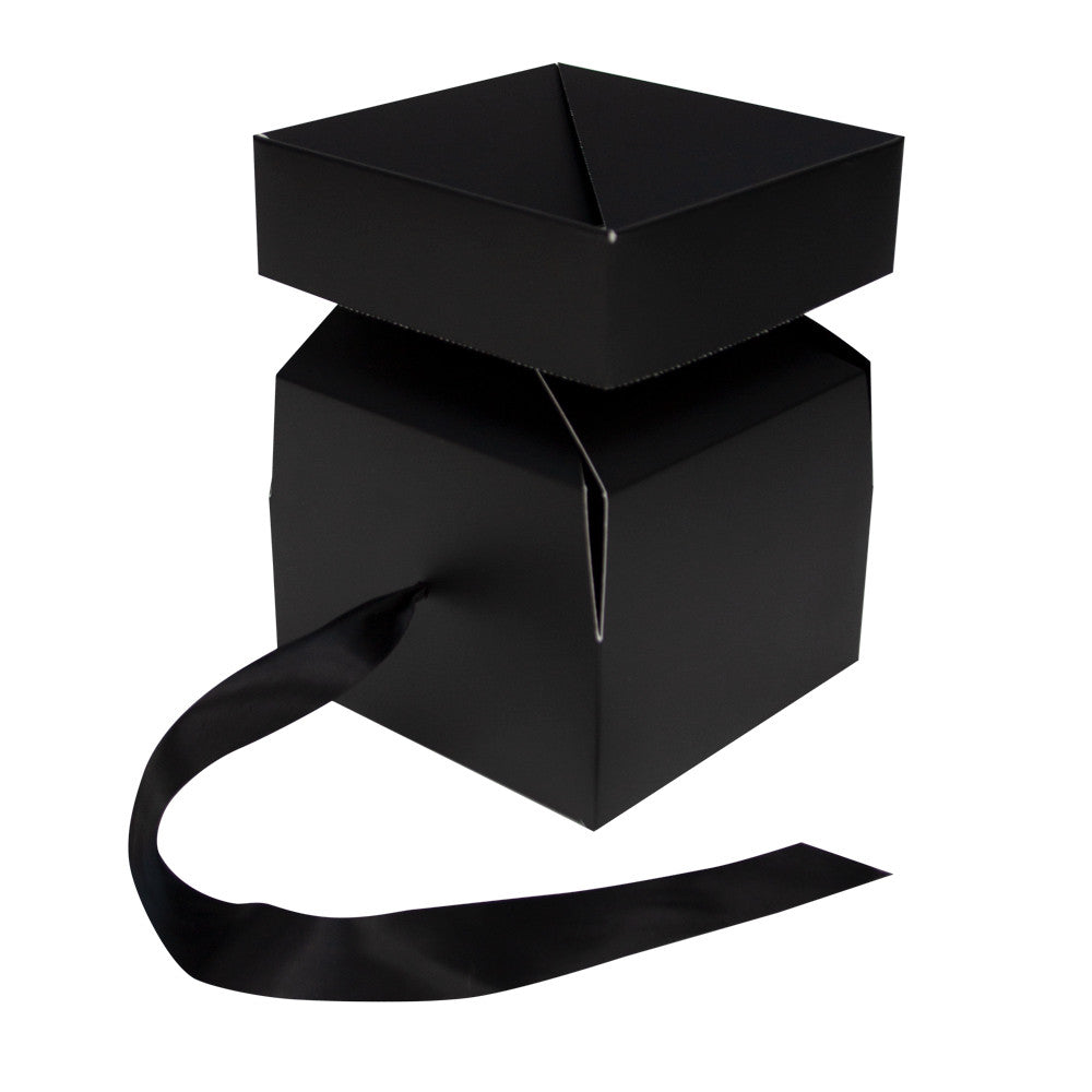 Pop-up boxes 12,5x12,5x10,5cm Black - 100 pcs