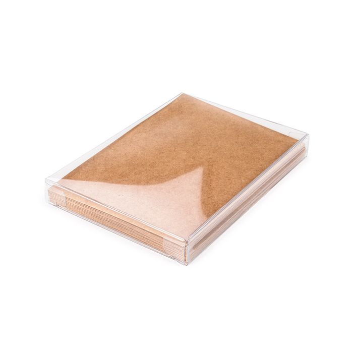 rPET Crystal Clear Box 95x16x132 mm - 25 pieces