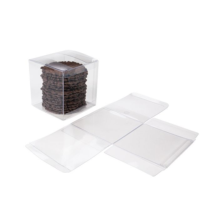 rPET Crystal Clear Box 102 x102 x102 mm - 25 pieces