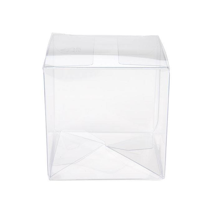 rPET Crystal Clear Pop & Lock Box 76 x76 x76 mm - 25 pieces