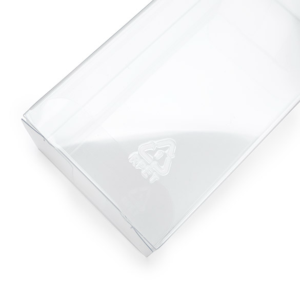 rPET Crystal Clear Box 5,4x3,5x10,8cm - 25 pcs