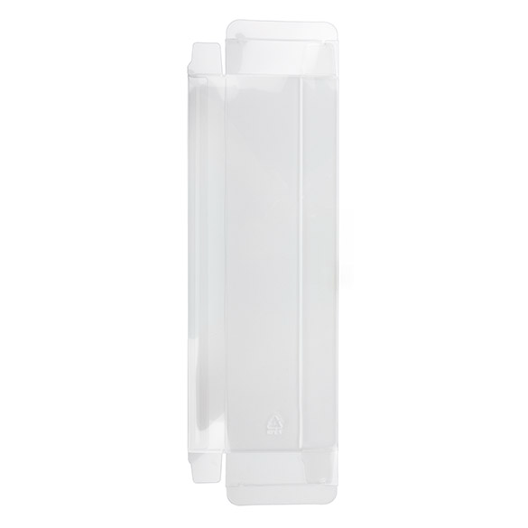 rPET Crystal Clear Box 7,6x2,5x25,4cm - 25 pcs