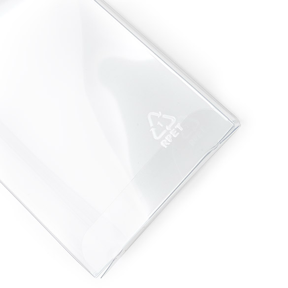 rPET Crystal Clear Box 7,6x2,5x25,4cm - 25 pcs